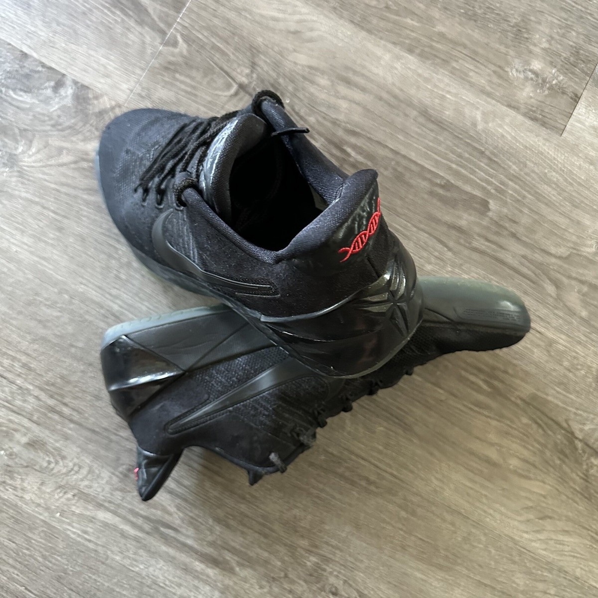 RARE Nike Kobe AD NBY Black Mamba Triple Black Mens Shoes 