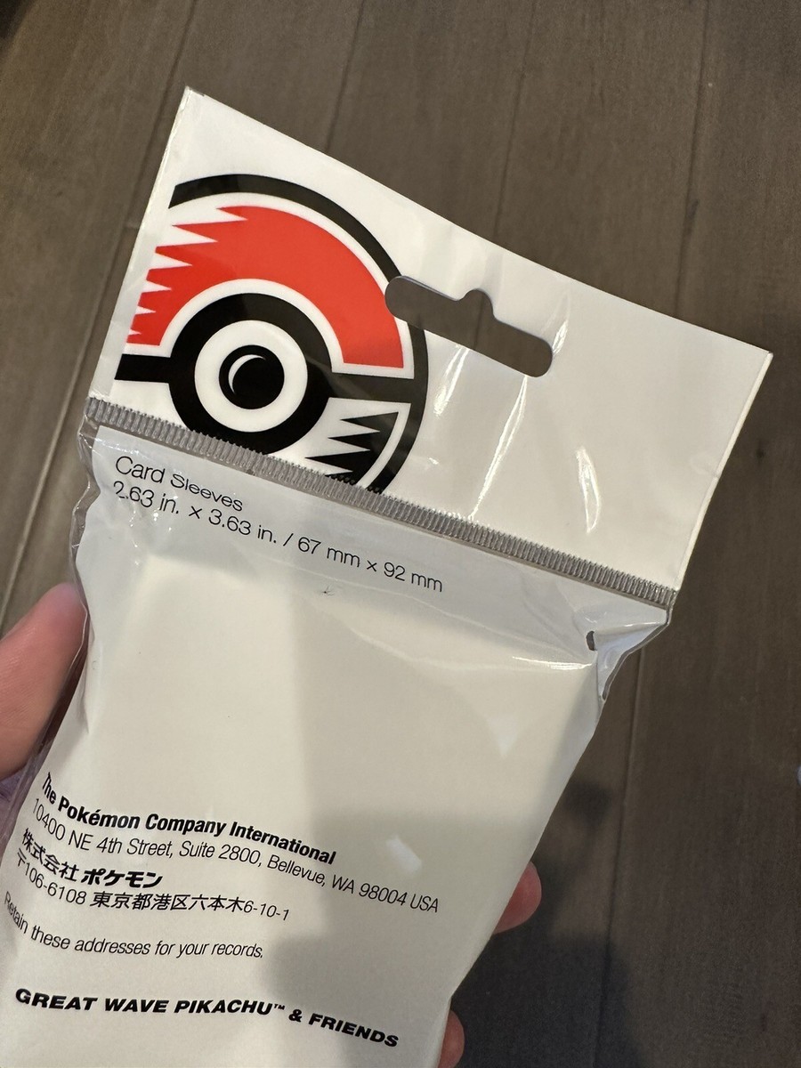 カードサプライ/アクセサリ GREAT WAVE PIKACHU &amp; FRIENDS wcs2023 Card Sleeves Pikachu & Friends Great Wave Pokemon WCS 2023