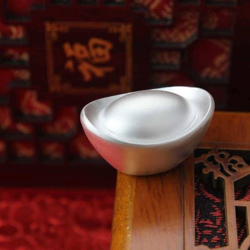 999 Pure Silver New Invest silver Oblong Solid Sterling Silver Ingot Ornament - Picture 6 of 9