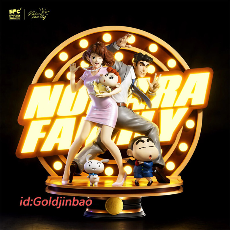 NPC Studio Nohara Shinnosuke Family Resin Model In Stock Nohara