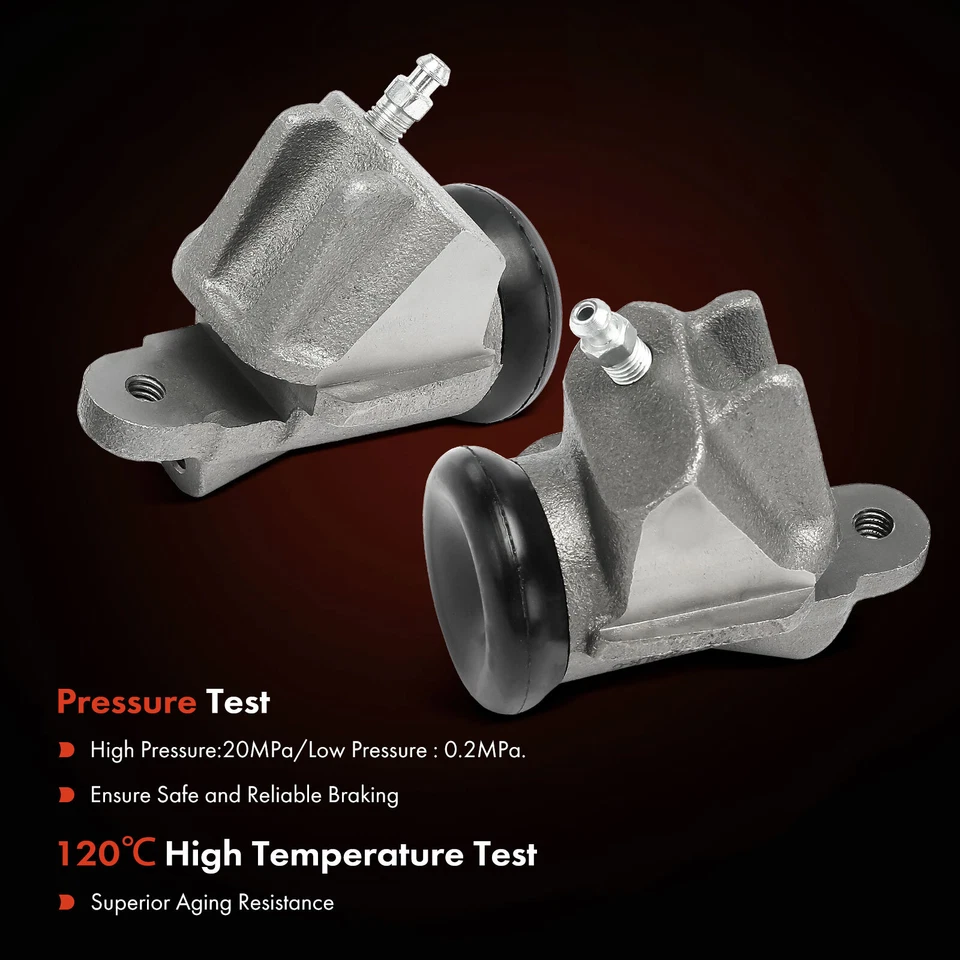 Cilindro de rueda de freno de tambor inferior delantero 2 piezas para Plymouth Belvedere 1959 personalizado Foto 4 de 4