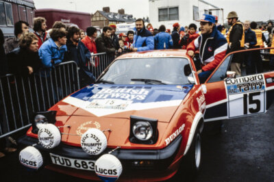 Simo Lampinen Fred Gallagher, Triumph TR7 V8 WRC Rally 1979 Racing Old Photo