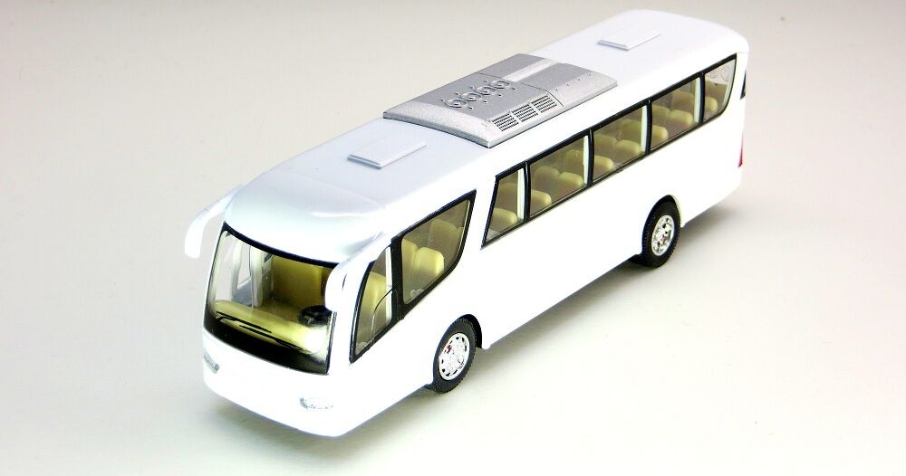 Blue White Bus Scale Model Southend Corporation Toy 3 -  Portugal