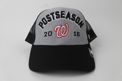 2016 Post Season Washington Nationals Snapback Hat MLB Fourty Seven Mesh