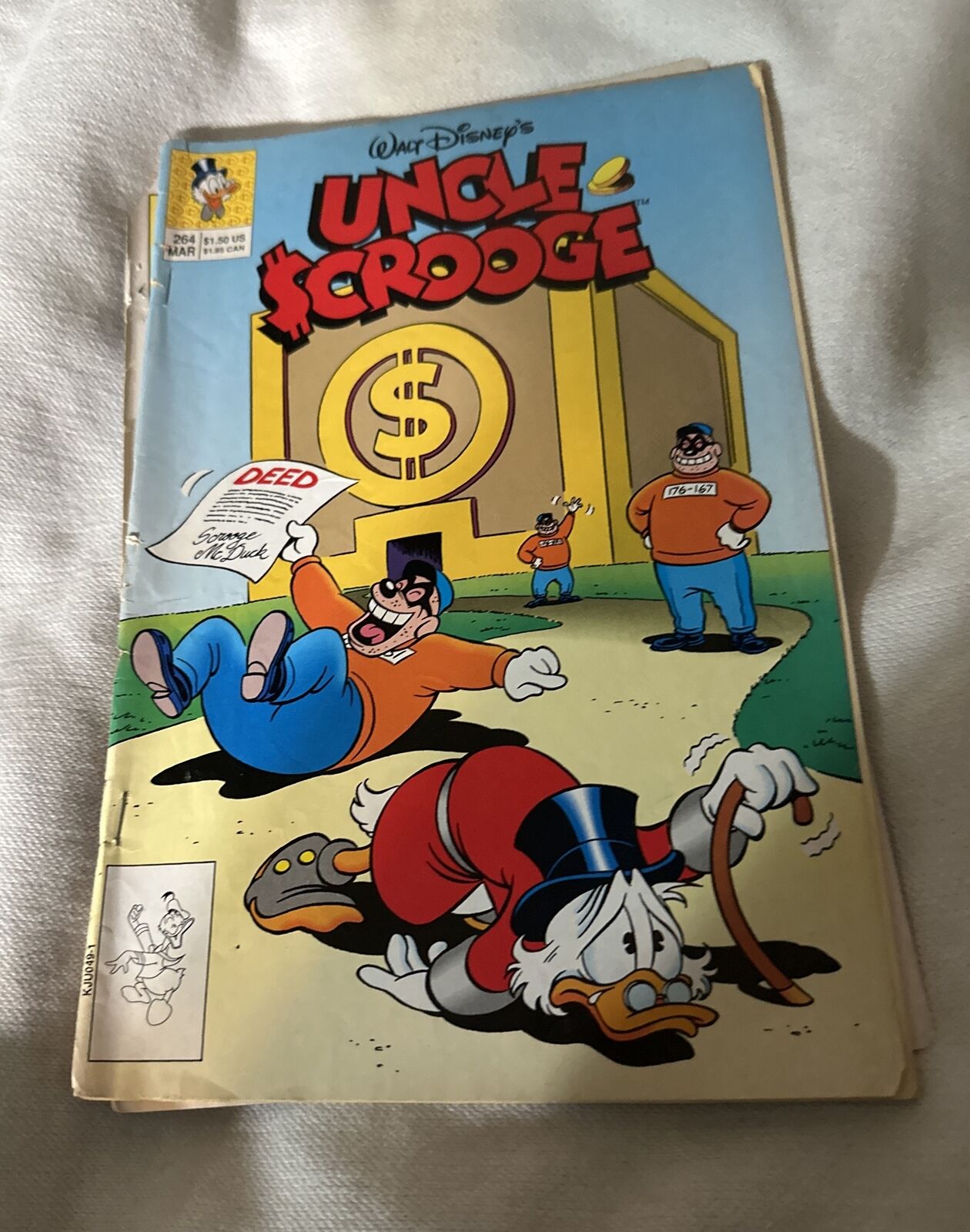 Walt Disney’s Uncle Scrooge Comic March 1992 No. 264