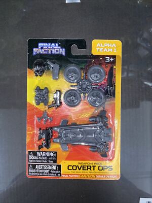 Final Faction - Alpha Team 1 - Weapons Pack  - Covert Ops - NEW