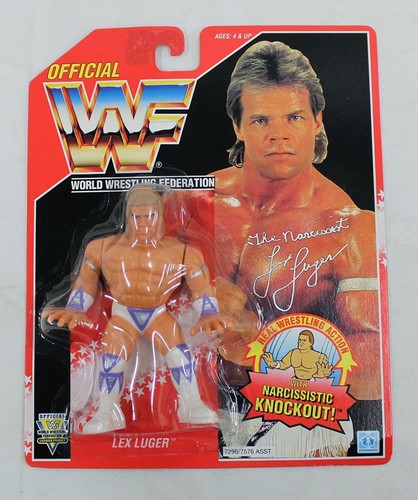 1994 - Series 8 - Red Card - Hasbro - WWF Lex Luge...