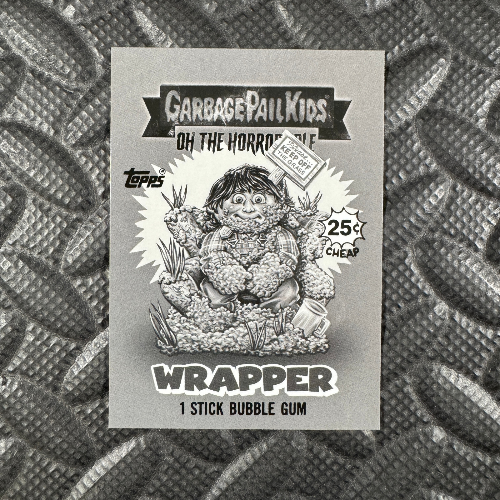 2024 Garbage Pail Kids Oh The Horror-ible Wave 5 Wrapper Card 22 Creepshow Joe