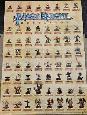 2000-02 WizKids Mage Knight / D & D Miniatures ~ You Pick You Choose