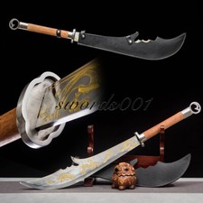 Sharp Kung Fu Dao Broadsword Knight Machete Sword Fighting Sabre Manganese Steel