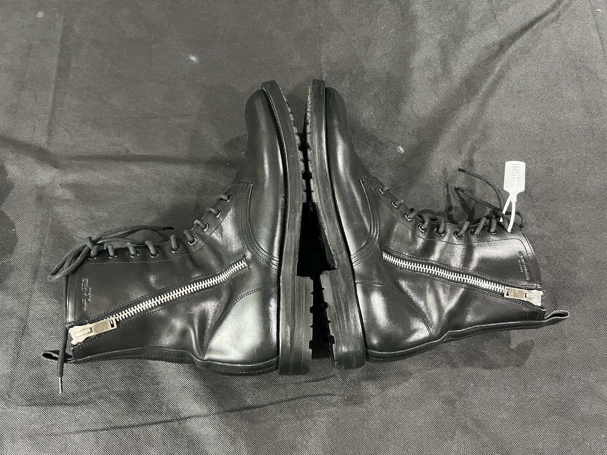 Saint Laurent Hedi Slimane combat Double Zip boots. 44.5 Saint Laurent Hedi Slimane combat Double Zip boots. 44.5