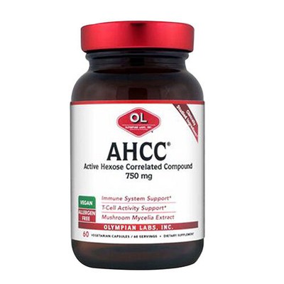 AHCC 60 caps 750mg by Olympian Labs