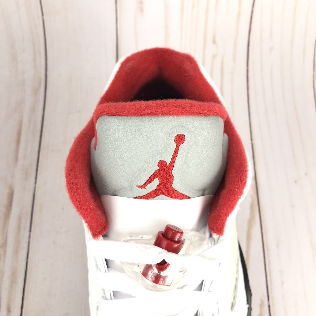 Nike Air Jordan 5 Retro Low Fire Red 2020 Golf Shoes White Black