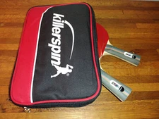KILLERSPIN: 2 STIGA POP SMASHER PADDLES & 2-PADDLE CASE