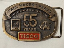 NEW TISCO 1992 TRACTOR IMPLEMENT SUPPLY CO 55 YEARS LIMITED EDITION BELT BUCKLE