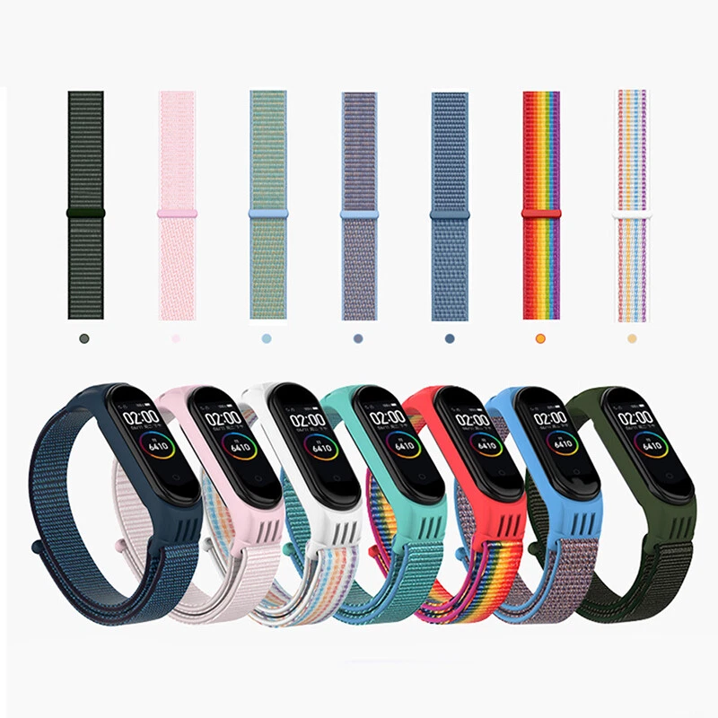 Nylon Strap for Mi band 5 Strap Miband5/6 Wristband for xiaomi Replacement  Strap