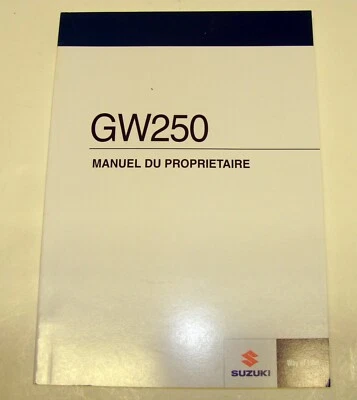 Suzuki GW 250 L3 Bedienungsanleitung Fahrerhandbuch manual du proprietaire franc - Bild 1 von 4