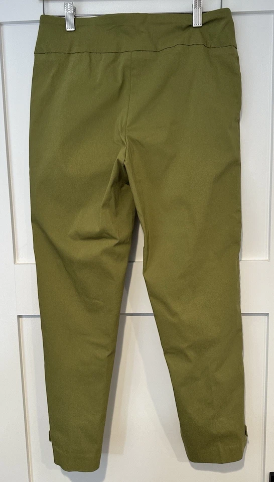 Pantalones Hearts of Palm Talla 6 Verde Mezcla Algodón Verde Guisante Foto 2 de 4