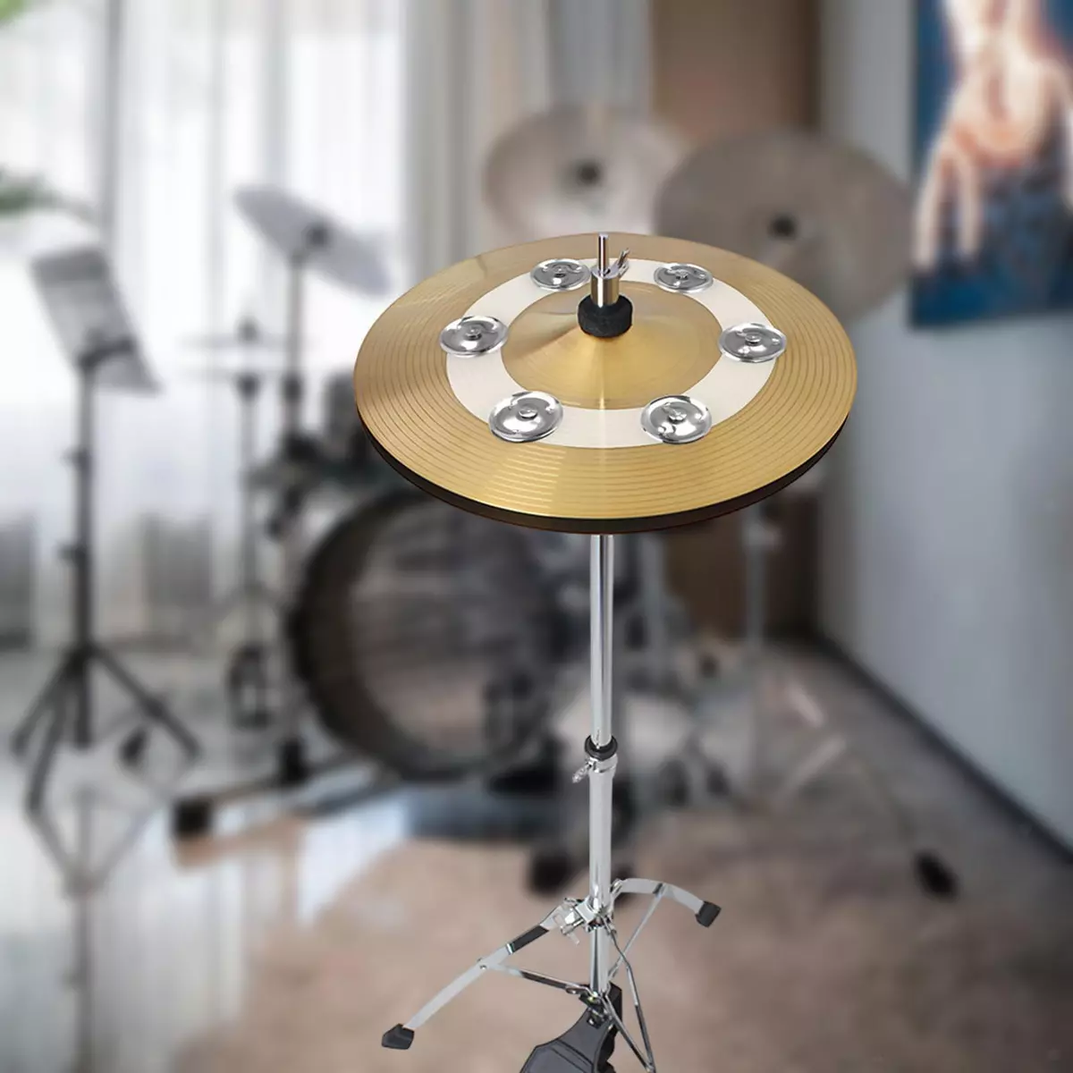 Drum set tambourine deals