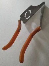 Vtg Butterscotch Bakelite/Stainless Cake Cutter & Server Pat 1941 Cut & Serve