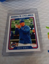 2023 Choice Chris Newell Manager Brooklyn Cyclones A NY Mets Baseball Card Rare
