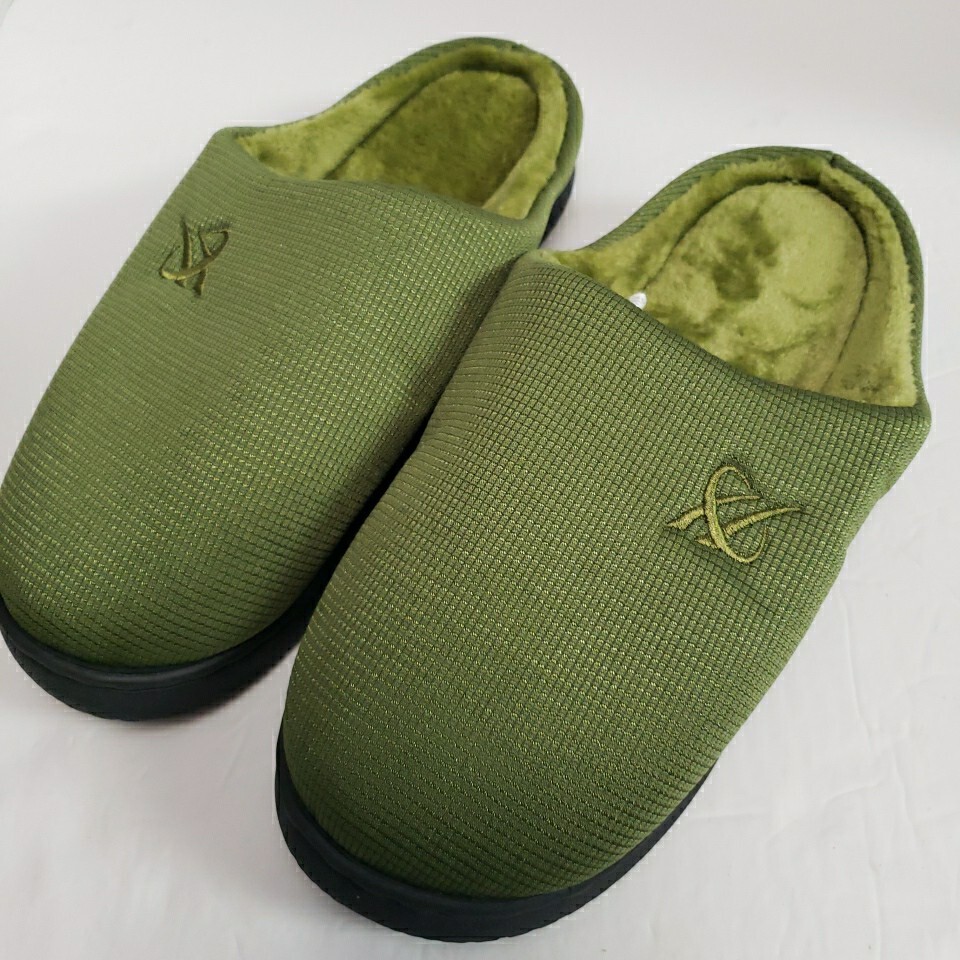 SAOLA Ciabatta donna taglia 10 EU 41 verde brillante memory foam suola rigida interno esterno