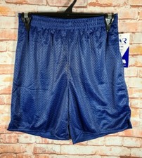 BNWT Girls Boys Sz 16 LW Reid Royal Blue Stretch Mesh Style School Sports Shorts
