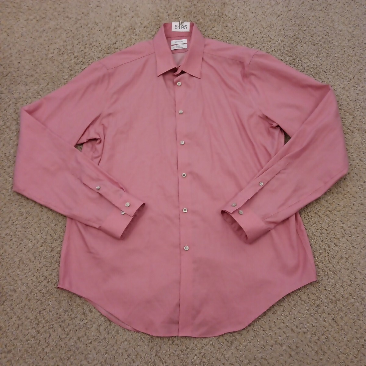 calvin klein pink dress shirt Calvin Klein Slim Fit Performance Dress Shirt Purples at Amazon Men's  Clothing store