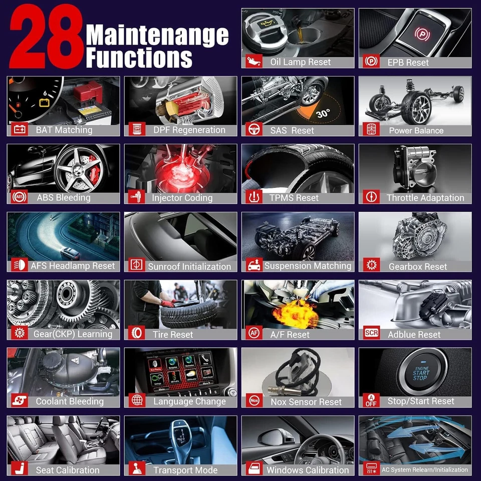 START X431 CRP909 Elite OBD2 сканер двунаправленное сканирование инструмент ECU кодирование TPMS - Изображение 3 из 4