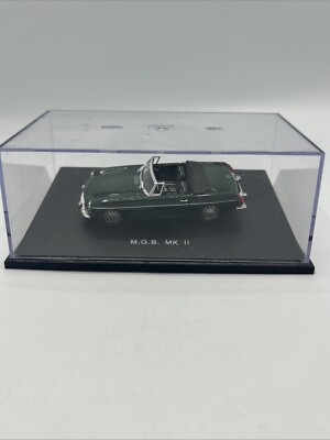 Jouef Evolution Diecast Green MGB MK II  Roadster in Case no Box  1:43 Scale