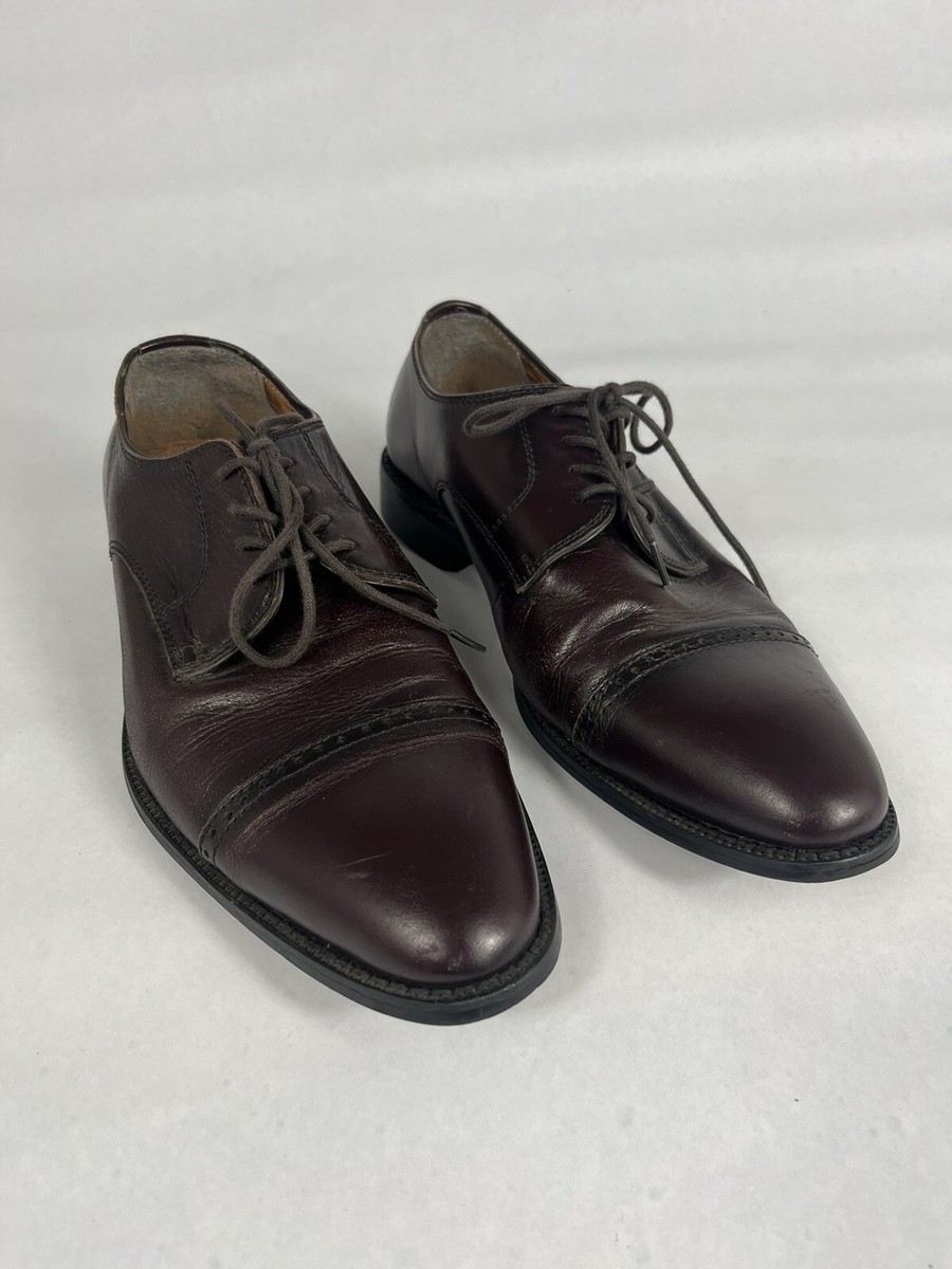 Joseph Abboud Burgundy Leather Oxford Dress Shoe Mens 9 M Joseph Abboud Burgundy Leather Oxford Dress Shoe Mens 9 M