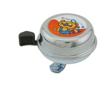 ALTALINE BOLT-ON STYLE CARTOON RACCOON PRINT BICYCLE STEEL BELL.