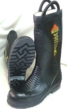Tuffking 9684 Mens Firefighters Black Safety Boots F2IS EN15090 Home Office A29