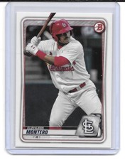 2020 Bowman Paper Prospects Baseball #BP32 Elehuris Montero RC (Cardinals)