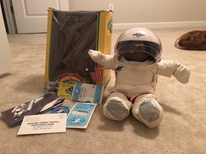 black astronaut cabbage patch doll