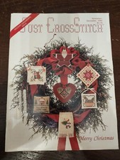 Just Cross Stitch Magazine November-December 1987  Holiday Ornament Issue