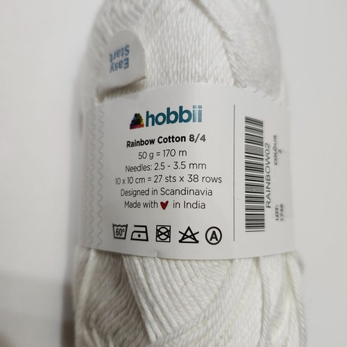 Hobbii Rainbow Yarn 8/4 Quality 100% Cotton PRICE PER SKEIN - YOU CHOOSE - Picture 9 of 329