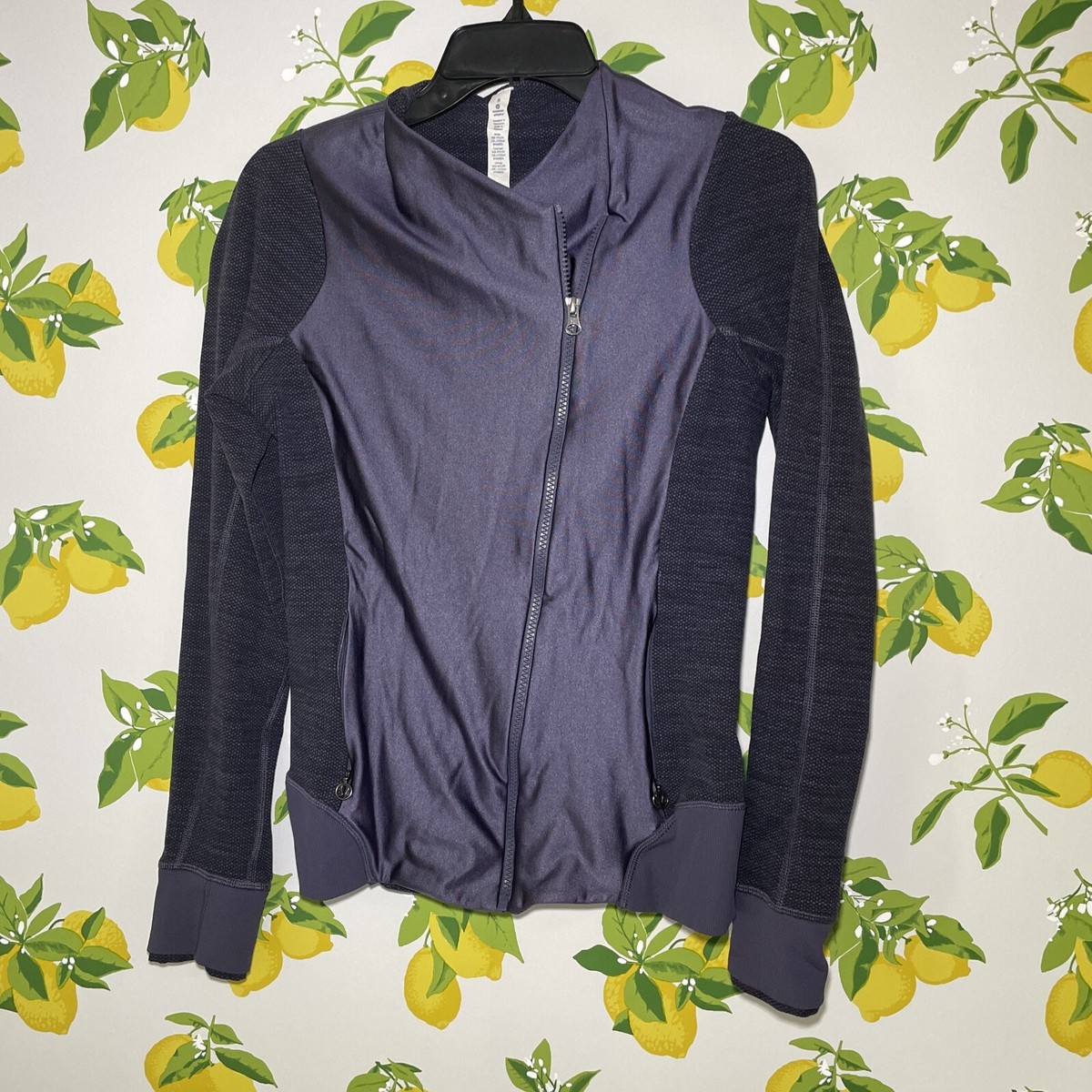 Lululemon Emerge Renewed Jacket Nightfall Purple Tweed