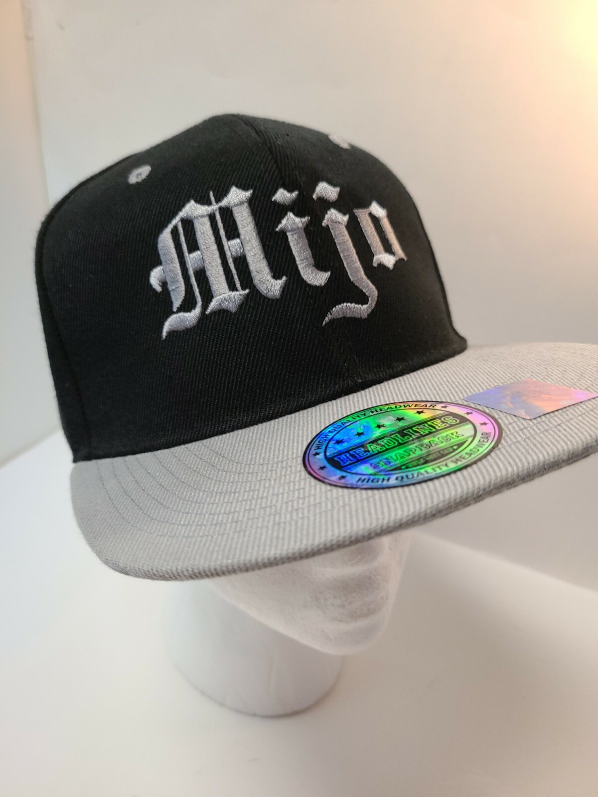 Headlines Snapback Black Gray Adjustable Cap - image 1