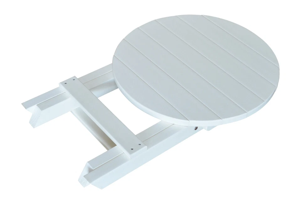 Mesa Bistro Plegable Redonda - Varios Colores - Amish Hecha en EE. UU. Foto 3 de 3