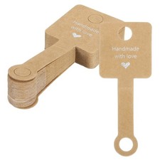 Card Display Bracelet, 100pcs Card Display Necklace, Brown