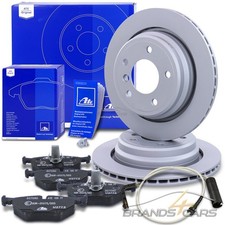 ATE BREMSSCHEIBEN Ø298 +BREMSBELÄGE +WARNKONTAKT HINTEN FÜR BMW 5-ER E39