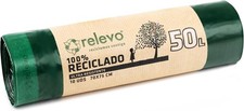 Relevo 50L Bin Bags – Made from 100% Recycled Material. Dimensions: 70 cm x 7