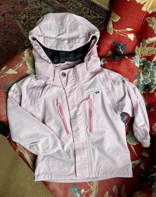 Isbjorn Of Sweden Storm Hardshell Jacke Kinder In Frost Pink Größe 86/92 passt 3-4y