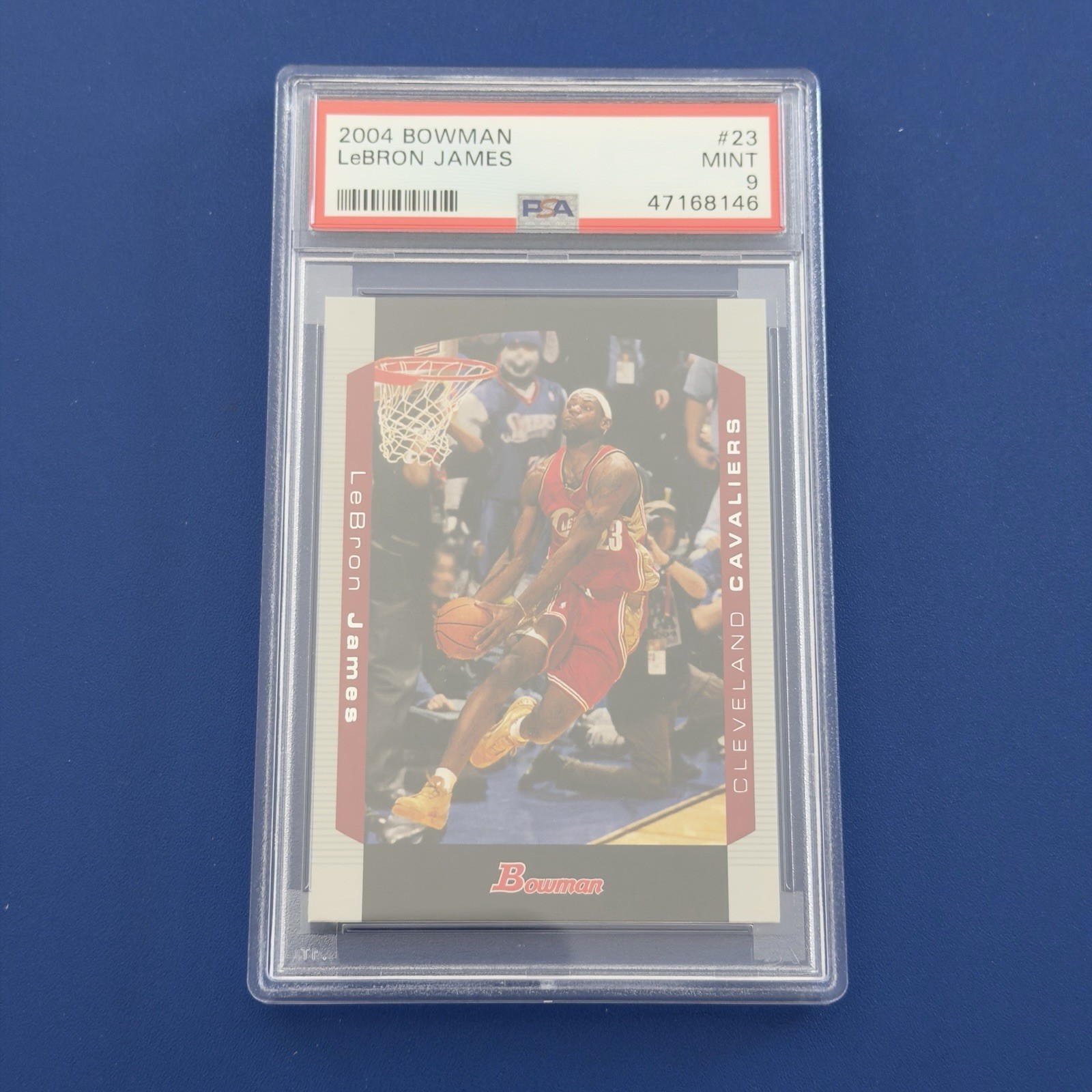 2004 BOWMAN LEBRON JAMES #23 PSA 9 MINT