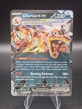 Charizard EX Holo Card 54/91 Paldean Fates NM Condition on eBay