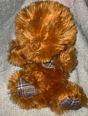 Greenbrier Fuzzy Friends Teddy Bear Plush 8  Stuffed Animal Toy Brown NWT