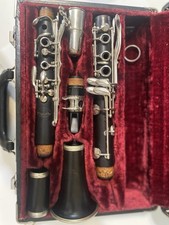 Vintage Clarinet In Case With Key Pierre Maure