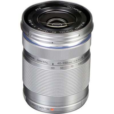 Olympus M.Zuiko Digital 40-150mm F4.0-5.6 R Silver for Micro Four Thirds System