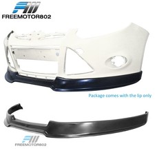 For 2012-2014 Ford Focus Sseseltitanium Kb Style Front Bumper Lip Pu 2pcs